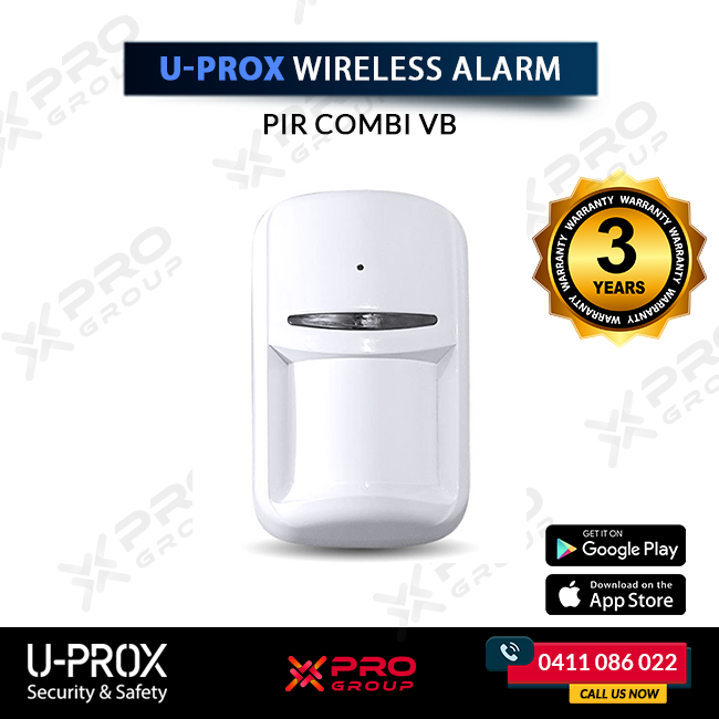 U-Prox Motion Sensor PIR Combi VB White